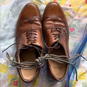 Clarks Leather Oxfords